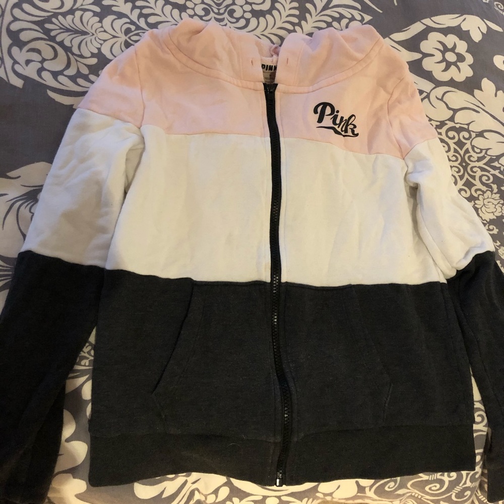 Pink zip up
